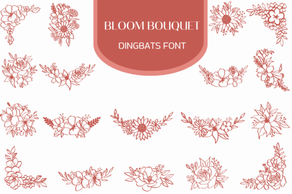 Bloom Bouquet Font for Creative Projects