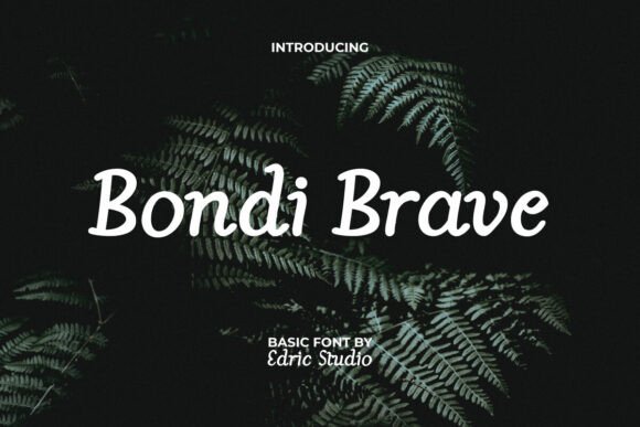 Bondi Brave Font: A Refined Handwriting Style