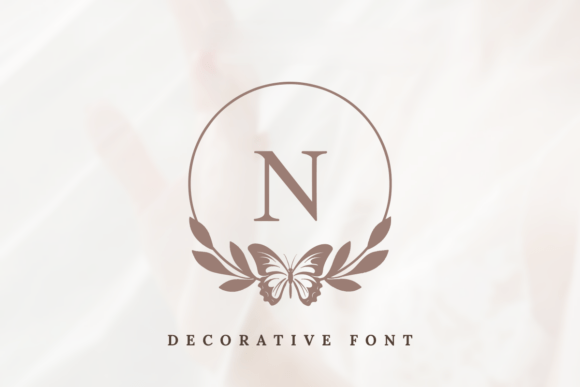 Butterleaf Monogram Font