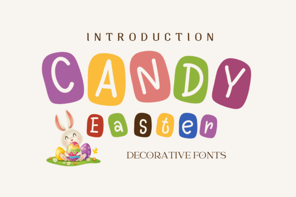 Candy Easter: A Decorative Font for Creative Projects