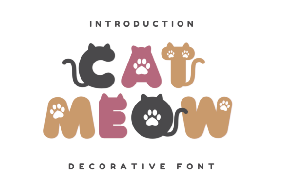 Cat Meow Font: A Stylish Display Type