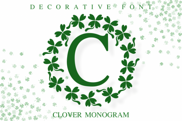Clover Monogram Font for Business Style