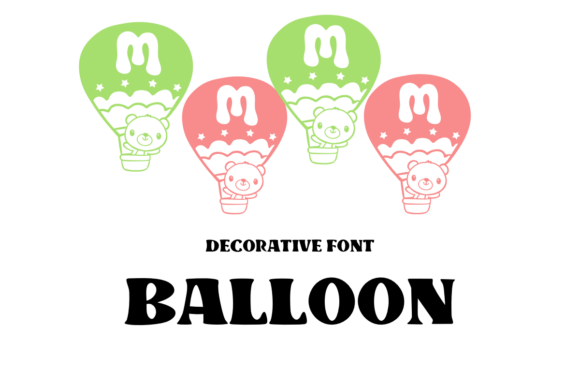 Cute Balloon Font for Business