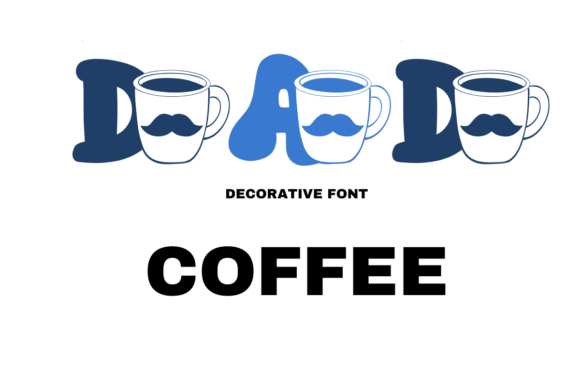 Dad Coffee Font for Business