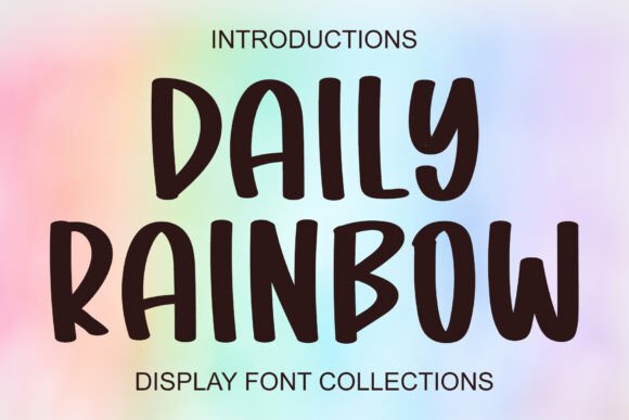 Daily Rainbow Font for Bold Branding