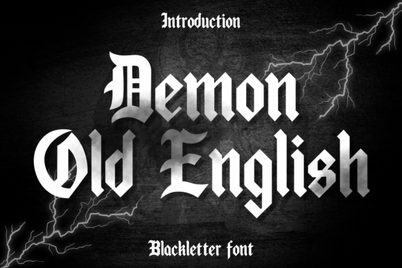 Demon Old English Font for Business