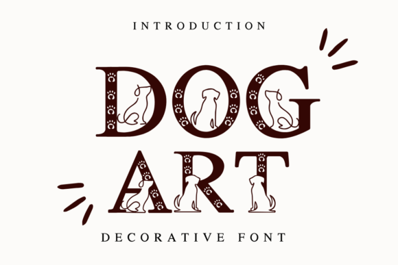 Dog Art: A Canine-Inspired Font