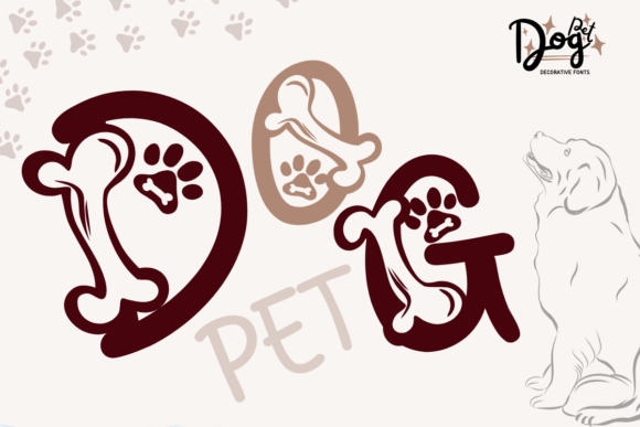 Dog Pet Font: A Creative Touch for Business Branding
