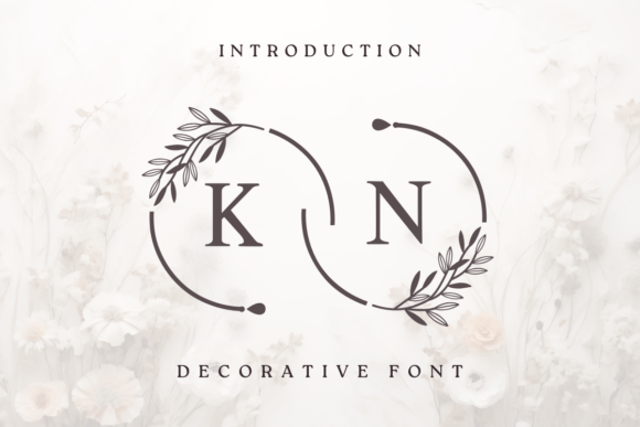 Floralframe Monogram: A Stylish Font for Campaigns