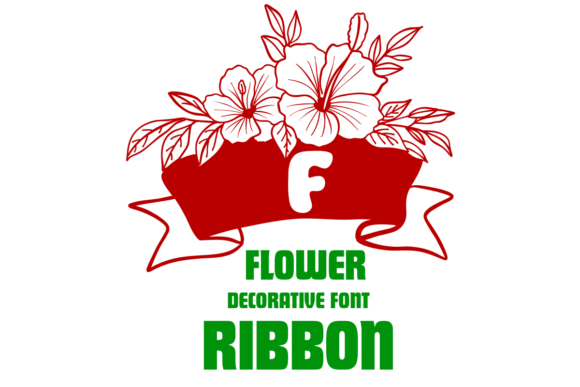 Flower Ribbon: A Decorative Font for Polished Branding