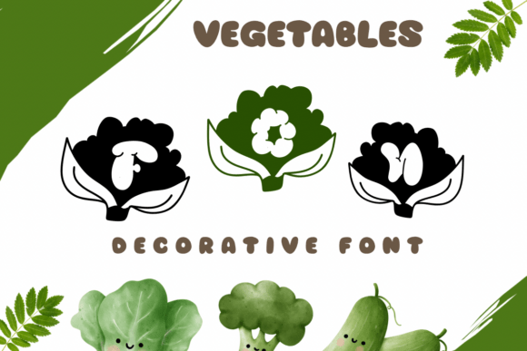 Fon Vegetables Font