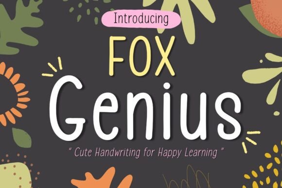 Fox Genius Font for Creative Makers