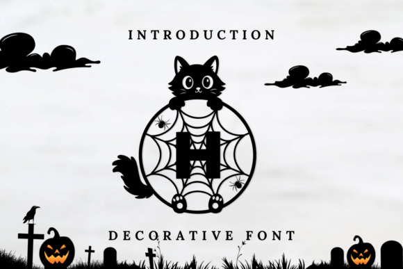 Halloween Meow: A Spooky Display Font