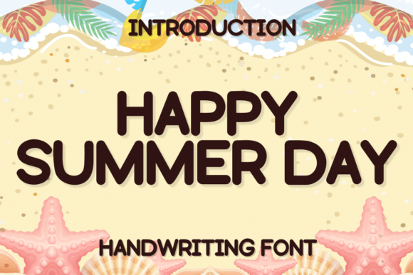 Happy Summer Day Font for Business