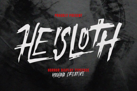 Heisloth: Bold Horror Font for Creative Projects