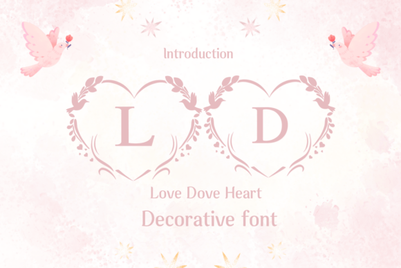 Love Dove Heart: A Decorative Font for Creative Projects
