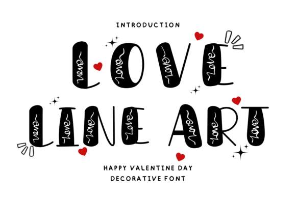 Love Line Art Font Review