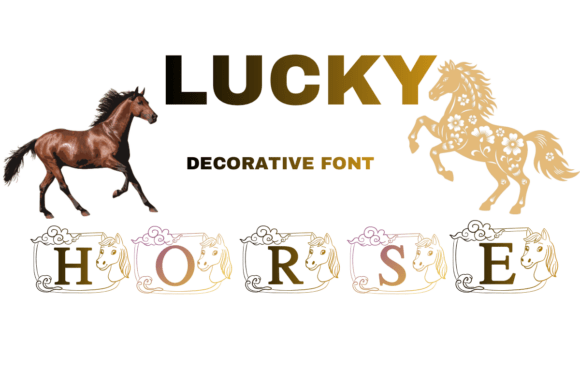 Lucky Horse Font: A Creative Touch