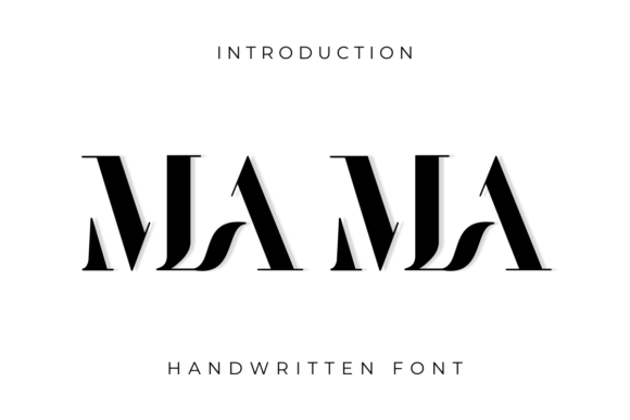 Ma Ma Font: Handwritten Elegance for Editorial Design