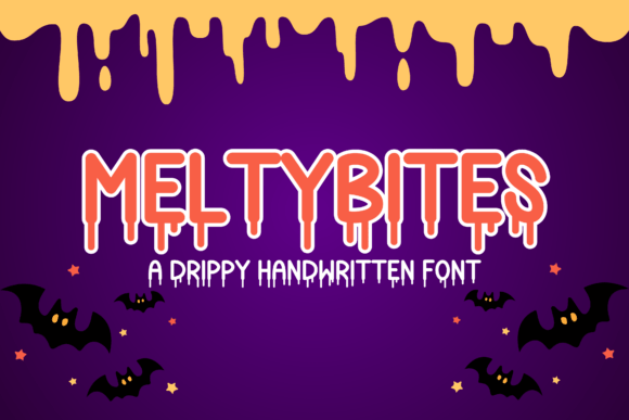 Meltybites: A Spooky Display Font