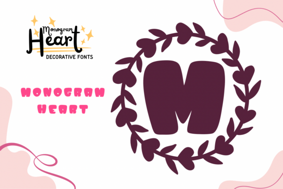 Monogram Heart: A Bold, Elegant Display Font