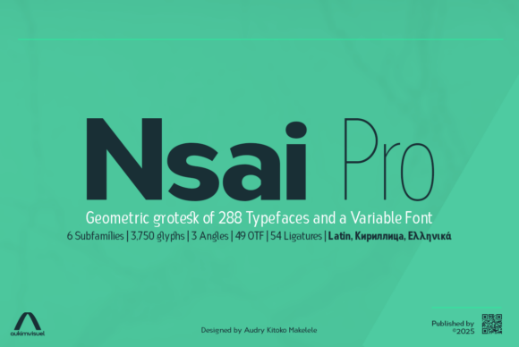 Nsai Pro Narrow: A Font for Creative Projects