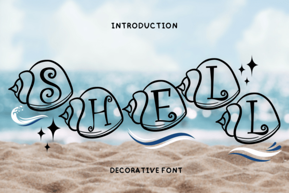 Sea Shell Summer: A Decorative Font for Creative Projects