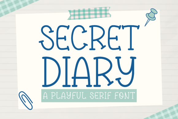 Secret Diary: A Serif Font for Thoughtful Design
