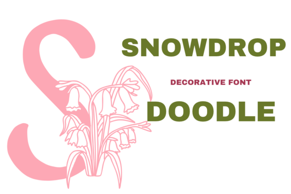 Snowdrop Doodle: A Decorative Font for Polished Branding