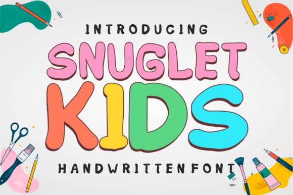 Snuglet Kids: A Playful Font for Creative Projects