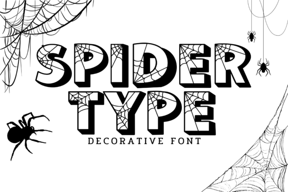 Spider Type: A Bold Halloween Font