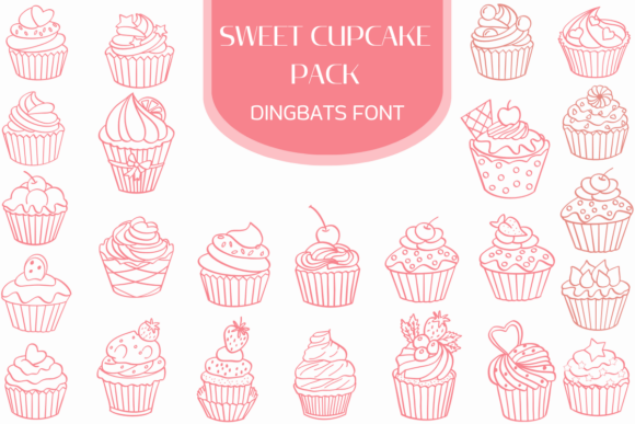 Sweet Cupcake Pack Font