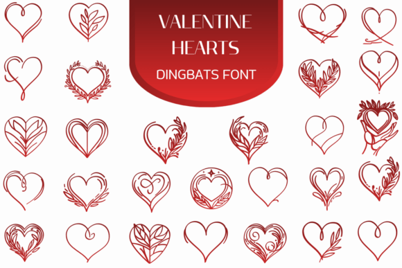 Valentine Hearts Font for Bold Campaigns