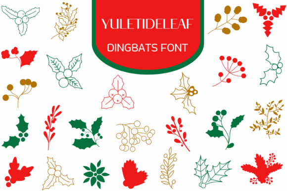 Yuletideleaf: A Festive Font for Business Branding